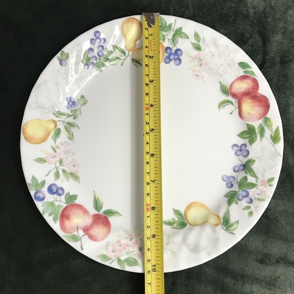 2 Corelle Chutney Dinner Plates 10” Fruits retired pattern - Picture 11 of 16